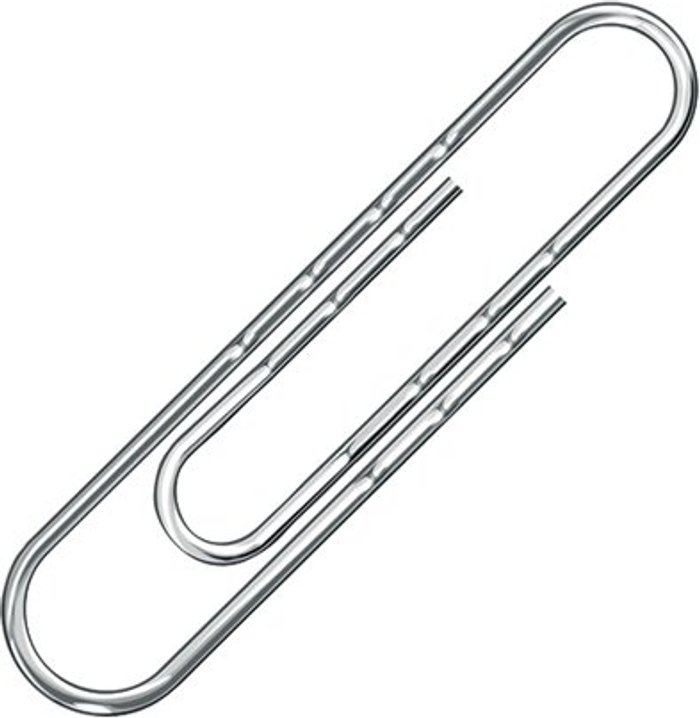Office Monster | Q-Connect Q-Connect Paperclips Wavy 77mm (Pack of 100) KF27004 Q-Connect Q-Connect Paperclips Wavy 77mm (Pack of 100) KF27004