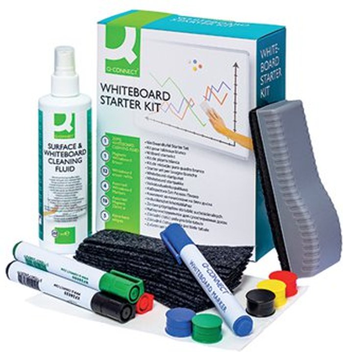 Office Monster | Q-Connect Q-Connect Whiteboard Starter Kit KF32153 Q-Connect Q-Connect Whiteboard Starter Kit KF32153
