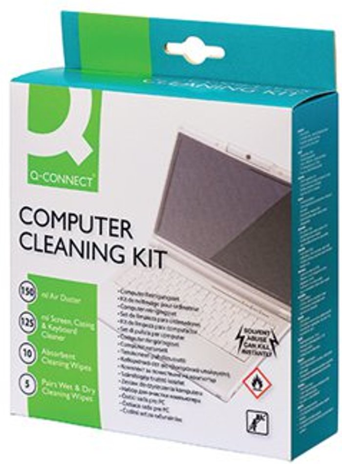 Office Monster | Q-Connect Q-Connect Computer Cleaning Kit 175-50-024 Q-Connect Q-Connect Computer Cleaning Kit 175-50-024