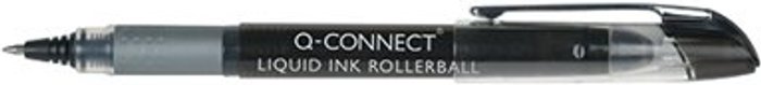 Office Monster | Q-Connect Q-Connect Liquid Ink Rollerball Pen Fine Black (Pack of 10) KF50139 Q-Connect Q-Connect Liquid Ink Rollerball Pen Fine Black (Pack of 10) KF50139
