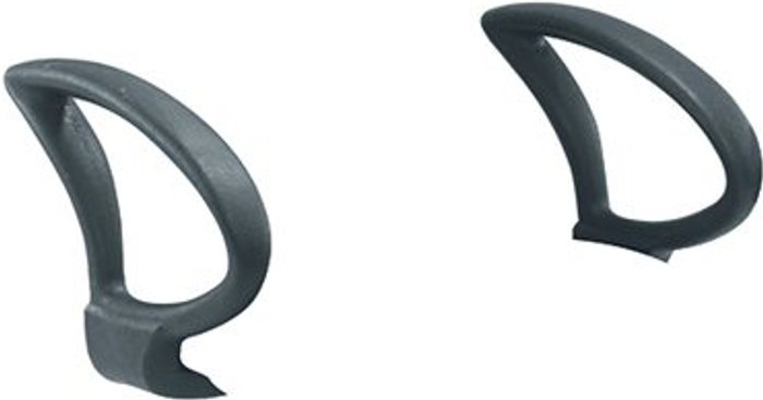 Office Monster | Jemini Jemini Fixed Loop Arms for use with Sheaf Chairs 370x295x120mm Black (Pack of 2) KF50190 Jemini Jemini Fixed Loop Arms for use with Sheaf Chairs 370x295x120mm Black (Pack of 2) KF50190