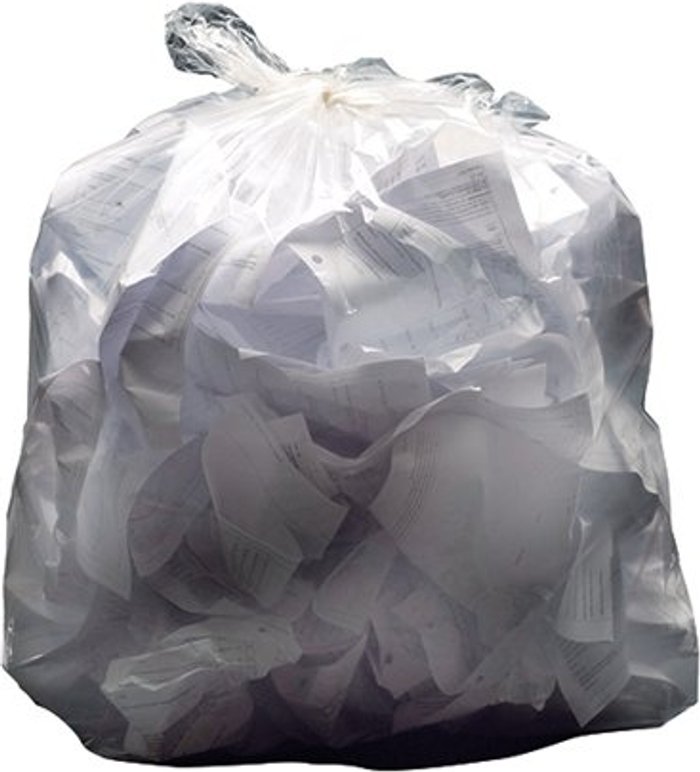Office Monster | 2Work 2Work Medium Duty Refuse Sack Clear (Pack of 200) KF73377 2Work 2Work Medium Duty Refuse Sack Clear (Pack of 200) KF73377