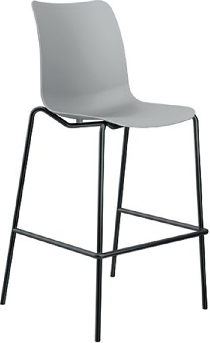 Office Monster | Jemini Jemini Flexi High Stool Grey KF81068 Jemini Jemini Flexi High Stool Grey KF81068