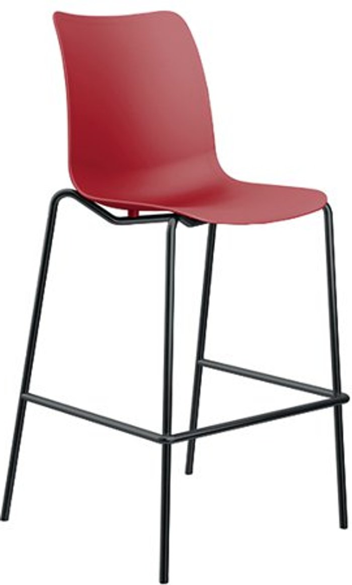 Office Monster | Jemini Jemini Flexi High Stool Red KF81069 Jemini Jemini Flexi High Stool Red KF81069