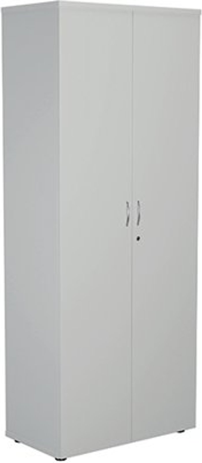 Office Monster | First First Wooden Cupboard 800x450x2000mm White KF821014 First First Wooden Cupboard 800x450x2000mm White KF821014