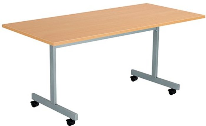 Office Monster | Jemini Jemini Rectangular Mobile Tilting Table 1600x800x720mm Beech KF823021 Jemini Jemini Rectangular Mobile Tilting Table 1600x800x720mm Beech KF823021