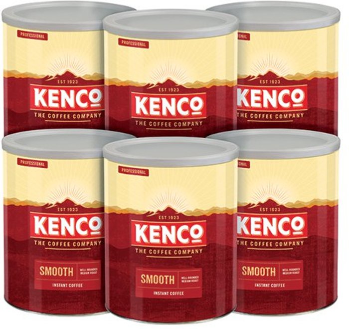 Office Monster | Kenco Kenco Smooth Case Deal 750g (Pack of 6) 4032075 Kenco Kenco Smooth Case Deal 750g (Pack of 6) 4032075