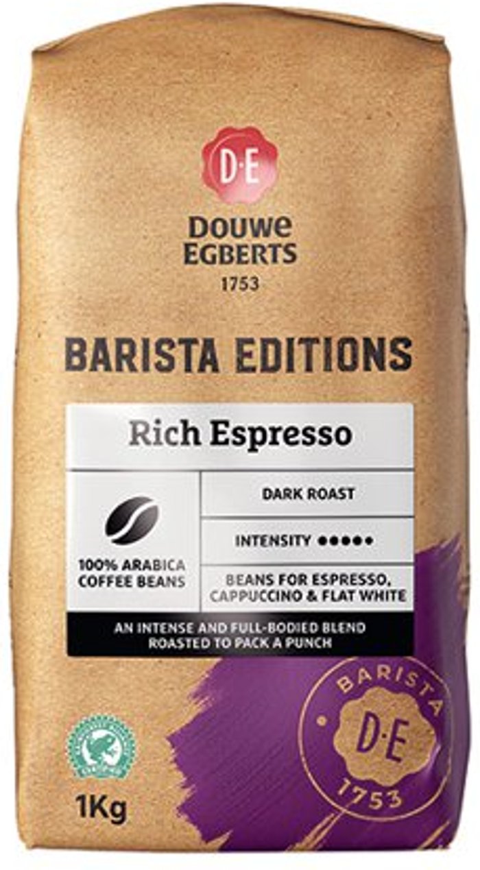 Office Monster | Douwe Egberts Douwe Egberts Barista Edition Rich Espresso Beans 1kg 4070188 Douwe Egberts Douwe Egberts Barista Edition Rich Espresso Beans 1kg 4070188