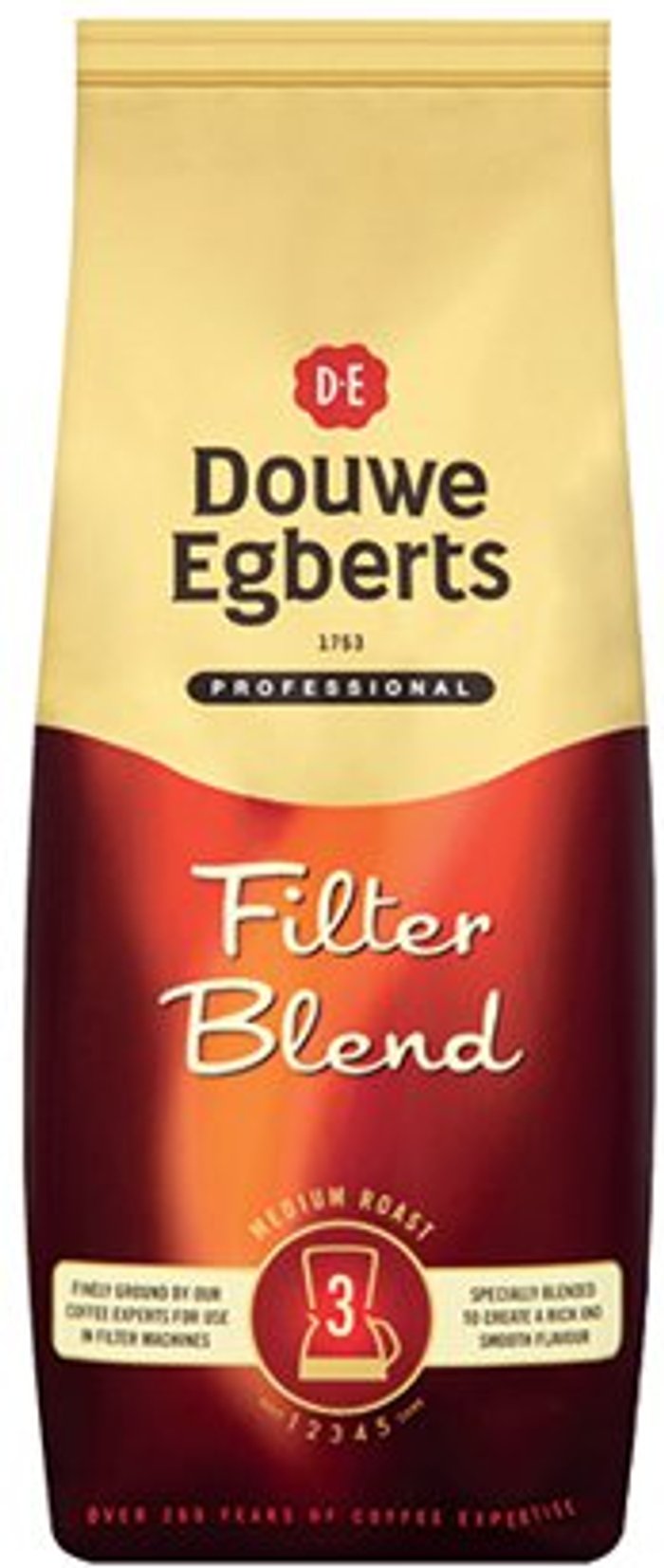 Office Monster | Douwe Egberts Douwe Egberts Filter Blend Roast and Ground Coffee 1kg 536600 Douwe Egberts Douwe Egberts Filter Blend Roast and Ground Coffee 1kg 536600