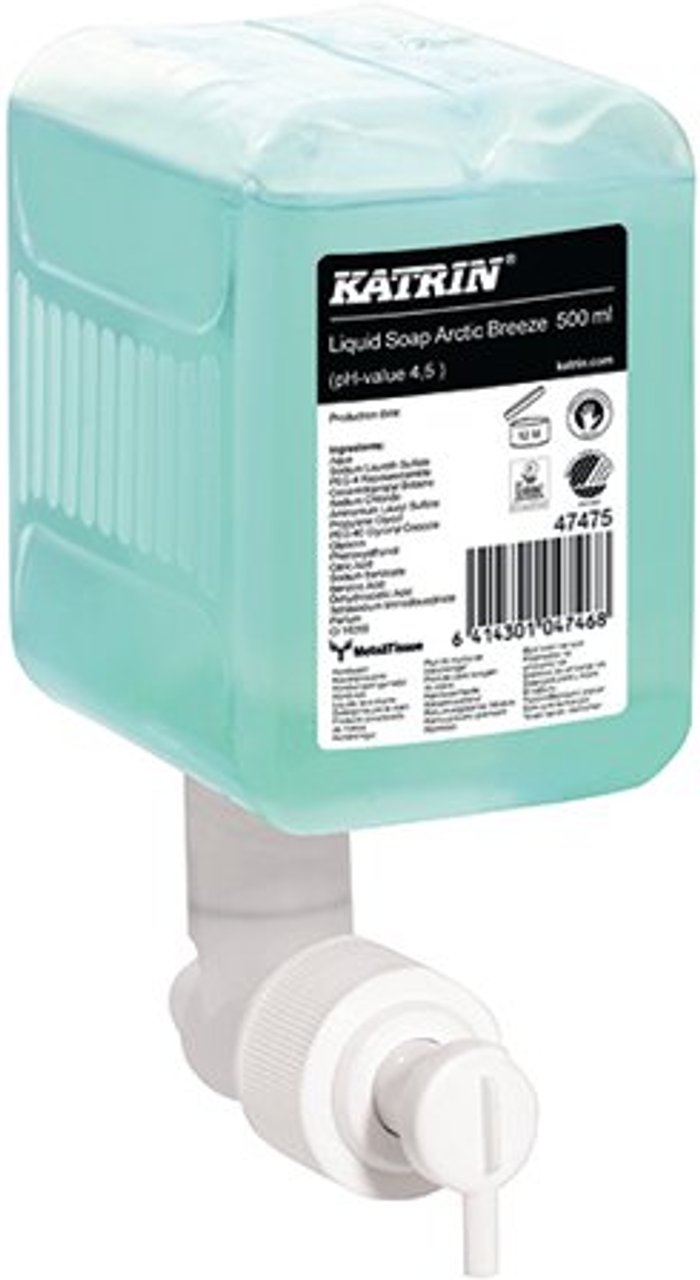 Office Monster | Katrin Katrin Handwash Liquid Soap 500ml (Pack of 12) 47475 Katrin Katrin Handwash Liquid Soap 500ml (Pack of 12) 47475