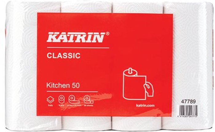 Office Monster | Katrin Katrin Classic Kitchen Roll 50 Sheet (Pack of 32) 47789 Katrin Katrin Classic Kitchen Roll 50 Sheet (Pack of 32) 47789