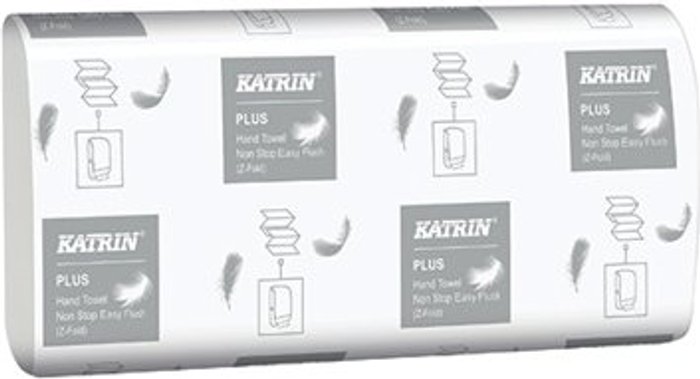 Office Monster | Katrin Katrin Plus Hand Towel EasyFlush M2 Pack x15pcs (Pack of 2400) 61624 Katrin Katrin Plus Hand Towel EasyFlush M2 Pack x15pcs (Pack of 2400) 61624
