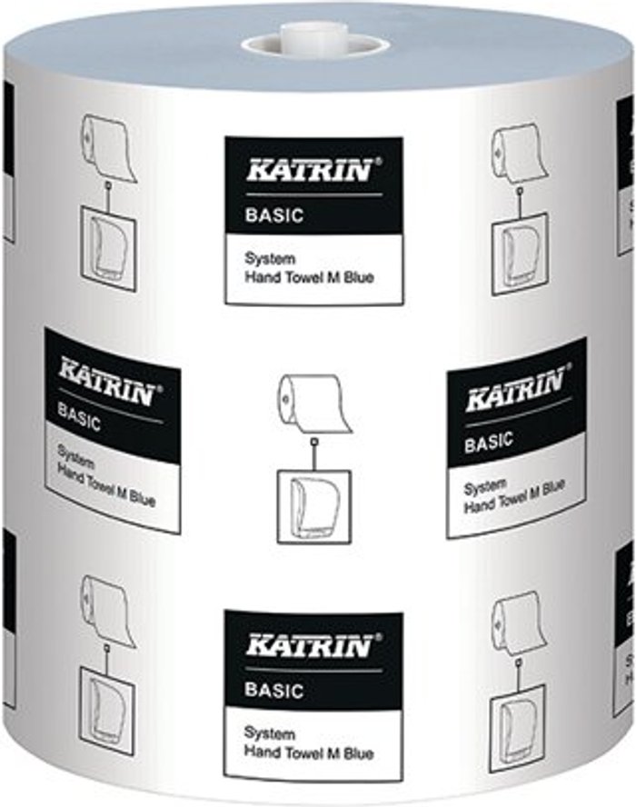 Office Monster | Katrin Katrin Basic System Towel M 1-Ply Blue (Pack of 6) 460218 Katrin Katrin Basic System Towel M 1-Ply Blue (Pack of 6) 460218