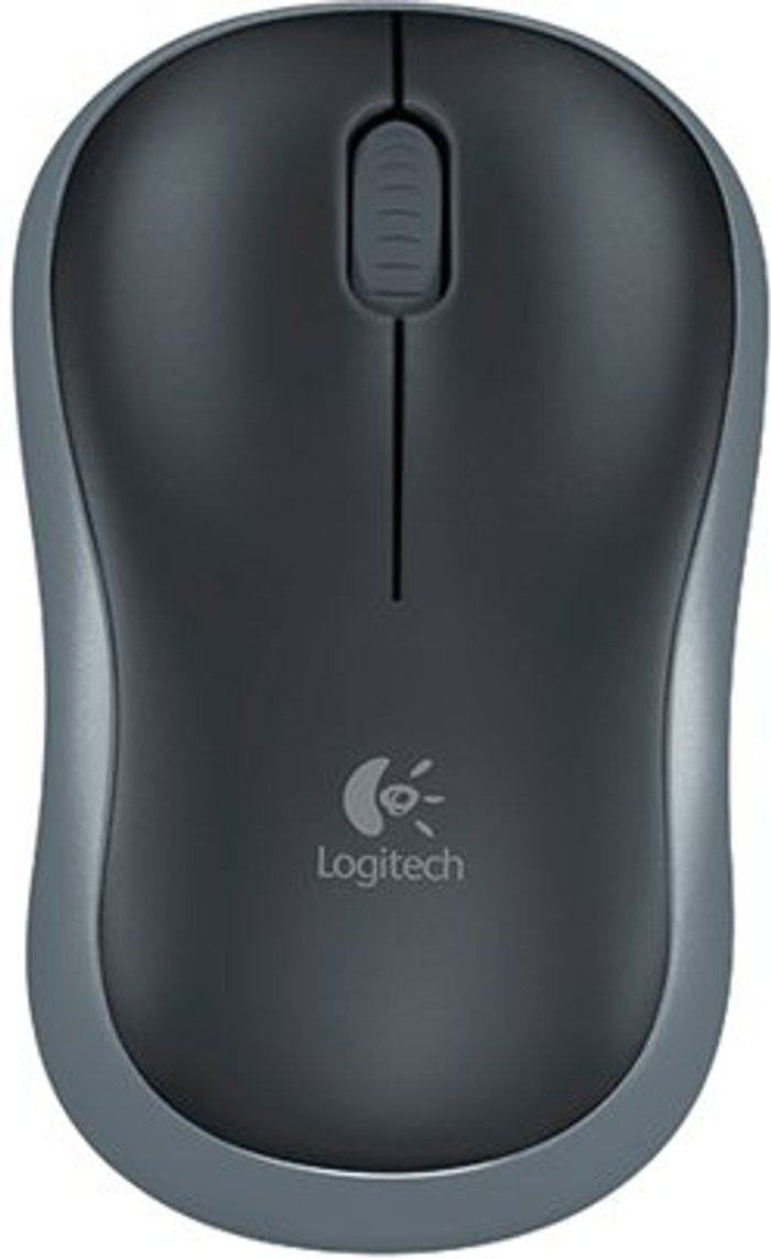 Office Monster | Logitech LOGITECH M185 Wireless Optical Mouse - Grey, Silver/Grey Logitech LOGITECH M185 Wireless Optical Mouse - Grey, Silver/Grey
