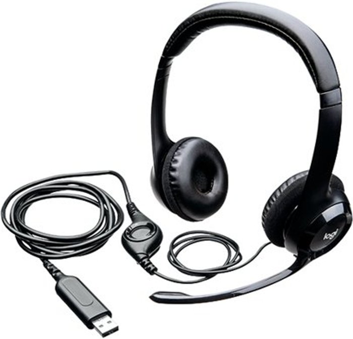 Office Monster | Logitech Logitech H390 USB Headset 981-000406 Logitech Logitech H390 USB Headset 981-000406