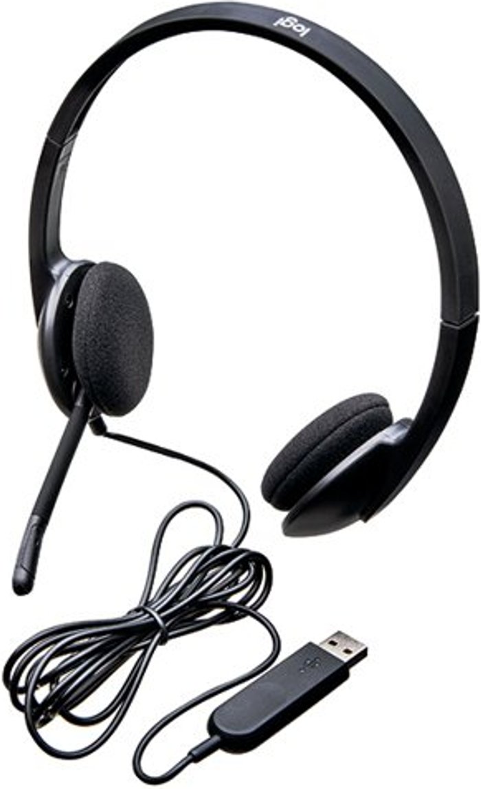 Office Monster | Logitech Logitech H340 USB Headset 981-000475 Logitech Logitech H340 USB Headset 981-000475