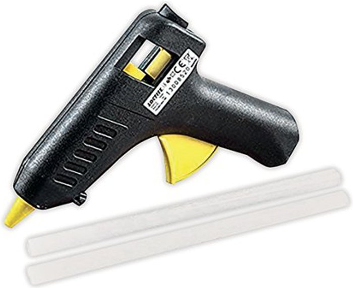 Office Monster | Loctite Loctite Hot Melt Glue Gun Plus 2 Refill Sticks 200mm x 11mm Loctite Loctite Hot Melt Glue Gun Plus 2 Refill Sticks 200mm x 11mm