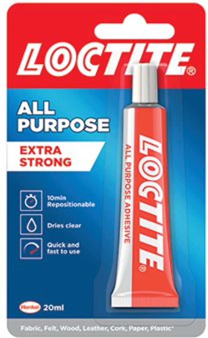 Office Monster | Loctite Loctite All Purpose Clear Adhesive Tube 20ml Loctite Loctite All Purpose Clear Adhesive Tube 20ml