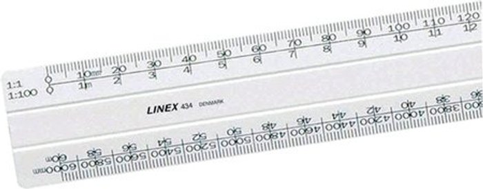 Office Monster | Linex White 30cm Linex Flat Scale Ruler 1:1-500 (Comes with colour coded inserts for ease of use) LXH 433 Linex White 30cm Linex Flat Scale Ruler 1:1-500 (Comes with colour coded inserts for ease of use) LXH 433
