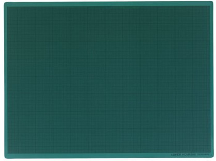 Office Monster | Linex Linex Cut Mat HCM4560 A2 2mm Green 100412115 Linex Linex Cut Mat HCM4560 A2 2mm Green 100412115