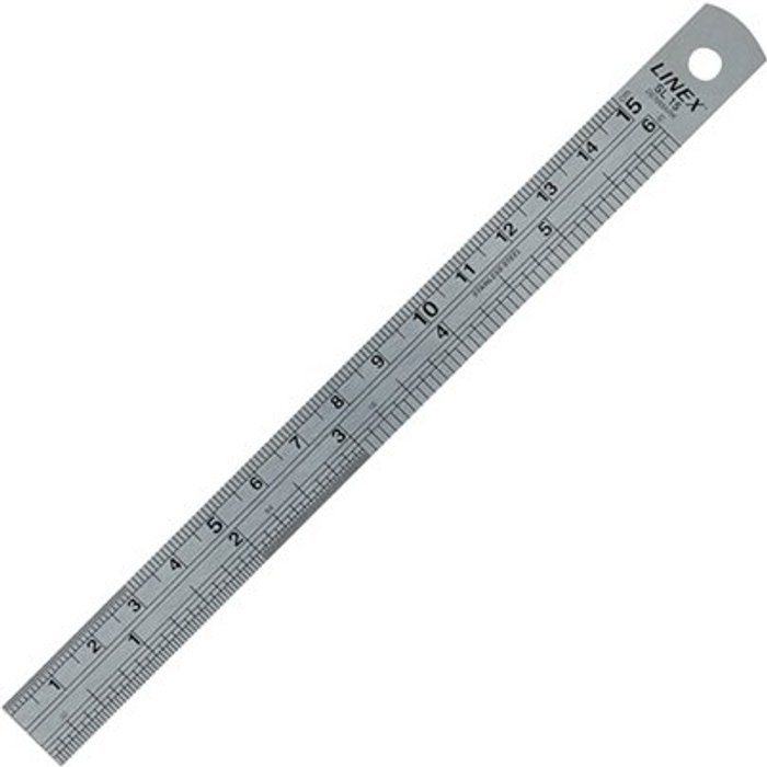 Office Monster | Linex Linex Steel Ruler 150mm 100412284 Linex Linex Steel Ruler 150mm 100412284