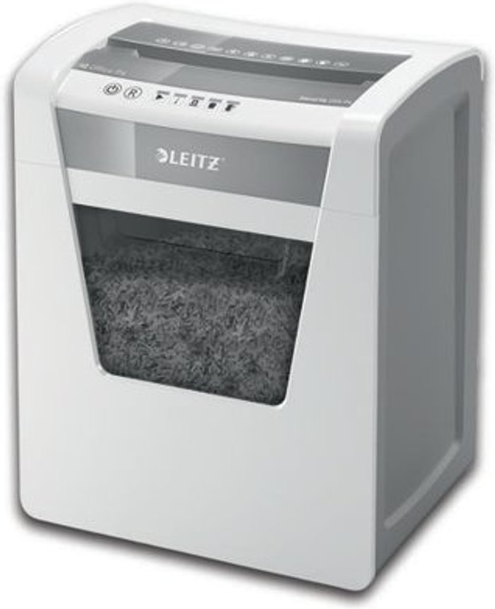 Office Monster | Leitz LEITZ IQ Office P4 Cross Cut Paper Shredder Leitz LEITZ IQ Office P4 Cross Cut Paper Shredder