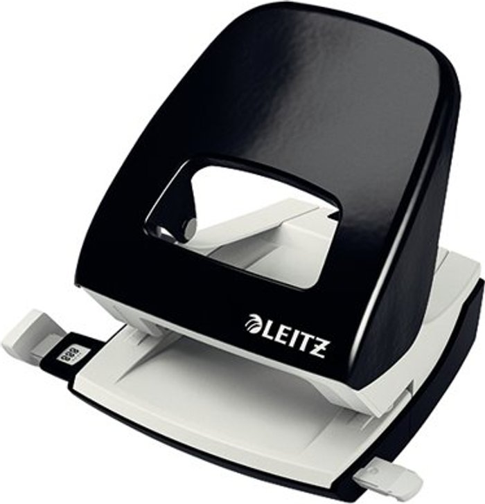 Office Monster | Leitz Leitz 2 Hole Punch 30 Sheet Black 50080095 Leitz Leitz 2 Hole Punch 30 Sheet Black 50080095