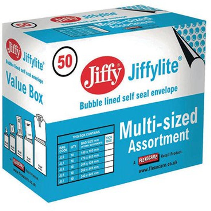 Office Monster | Jiffy Jiffy Padded Bag Assorted Sizes Gold (Pack of 50) JPB-SEL Jiffy Jiffy Padded Bag Assorted Sizes Gold (Pack of 50) JPB-SEL