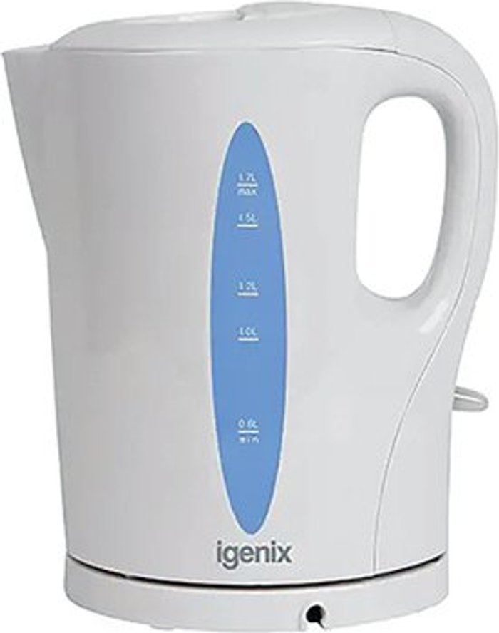 Office Monster | Igenix White 1.7 Litre 2200W Cordless Jug Kettle IG7270 Igenix White 1.7 Litre 2200W Cordless Jug Kettle IG7270