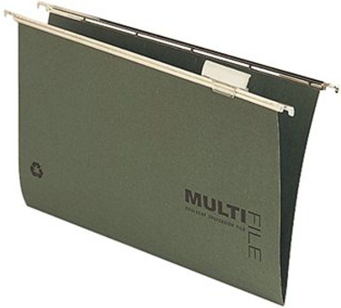 Office Monster | Rexel Rexel Multifile Suspension File V Base 15mm Green (Pack of 50) 78008 Rexel Rexel Multifile Suspension File V Base 15mm Green (Pack of 50) 78008
