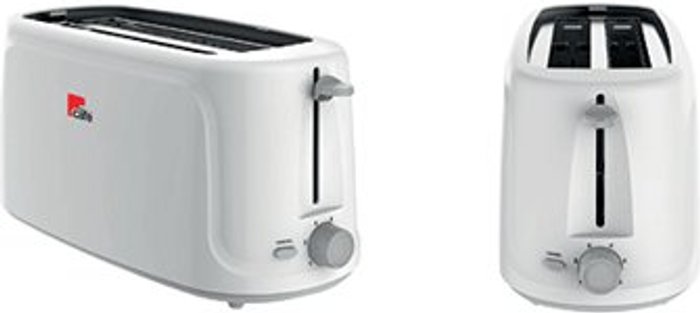 Office Monster | MyCafe MyCafe 4 Slice Toaster (Reheat, defrost and cancel buttons) White MYC06870 MyCafe MyCafe 4 Slice Toaster (Reheat, defrost and cancel buttons) White MYC06870