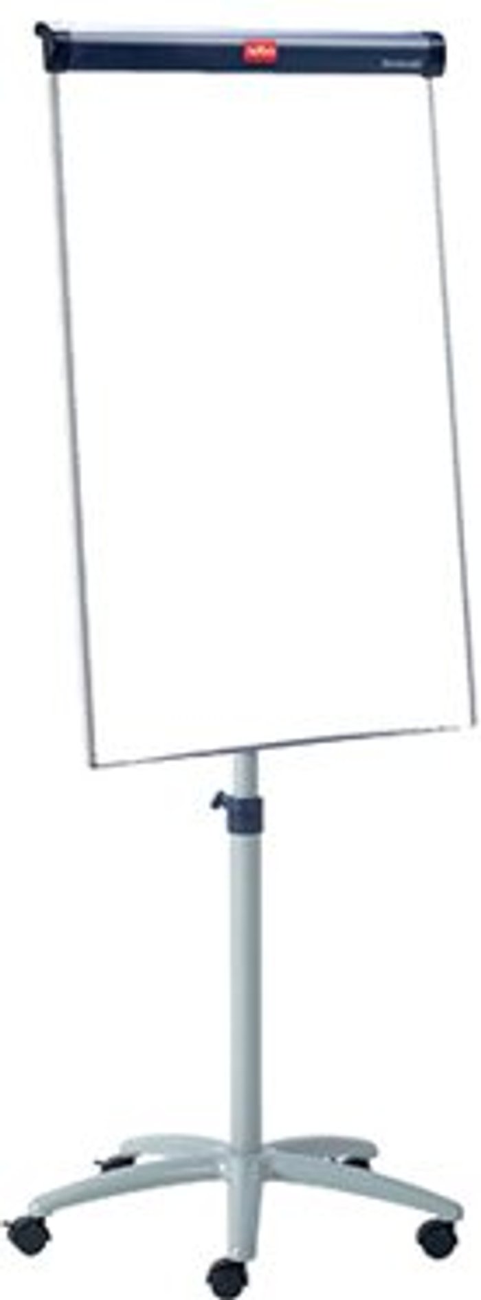 Office Monster | Nobo Nobo Barracuda Mobile Flipchart and Drywipe Easel Dark Blue 1902386 Nobo Nobo Barracuda Mobile Flipchart and Drywipe Easel Dark Blue 1902386