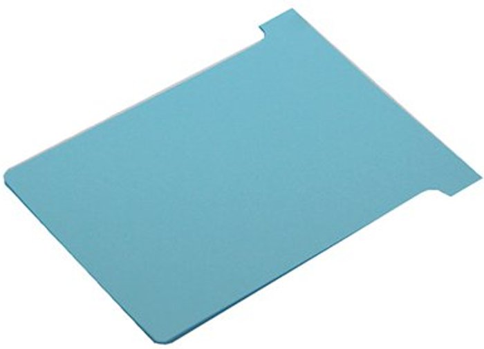 Office Monster | Nobo Nobo T-Card Size 2 48 x 85mm Light Blue (Pack of 100) 2002006 Nobo Nobo T-Card Size 2 48 x 85mm Light Blue (Pack of 100) 2002006