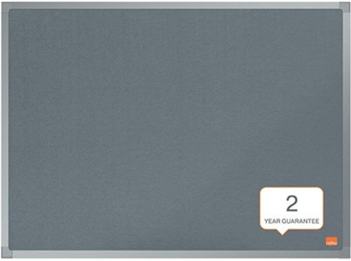 Office Monster | Nobo Nobo Essence Felt Notice Board 1800 x 1200mm Grey 1915440 Nobo Nobo Essence Felt Notice Board 1800 x 1200mm Grey 1915440