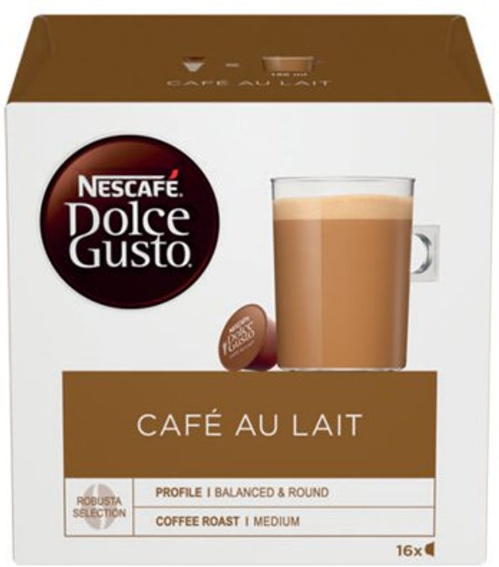 Office Monster | NESCAFE NESCAFE Dolce Gusto Café au Lait - Pack of 16 NESCAFE NESCAFE Dolce Gusto Café au Lait - Pack of 16