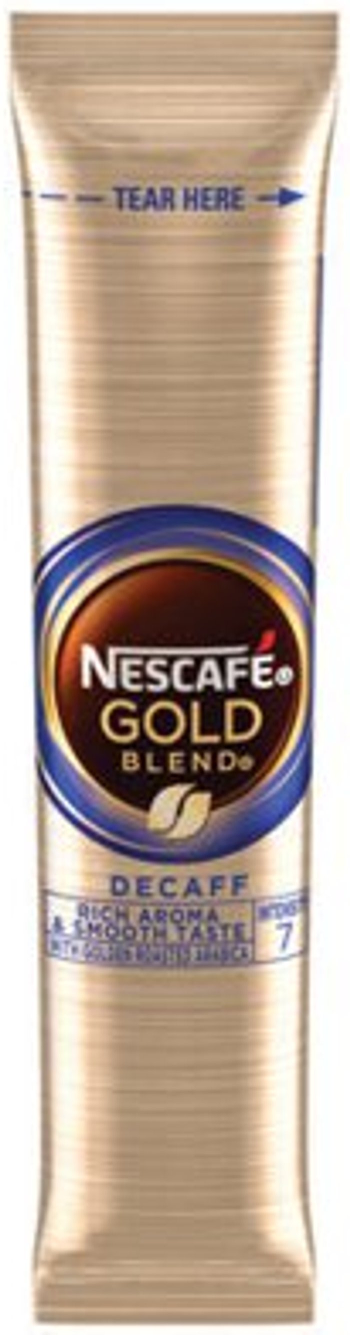 Office Monster | Nescafe Nescafe Gold Blend Decaffeinated One Cup Coffee Sachets (Pack of 200) 12340522 Nescafe Nescafe Gold Blend Decaffeinated One Cup Coffee Sachets (Pack of 200) 12340522