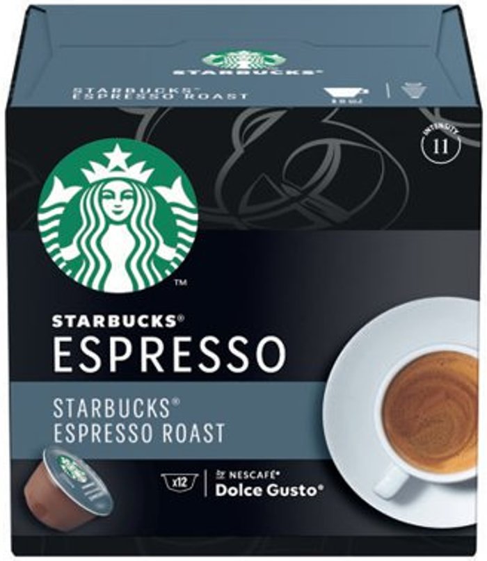 Office Monster | STARBUCKS STARBUCKS Dolce Gusto Espresso Roast Coffee Pods - Pack of 12 STARBUCKS STARBUCKS Dolce Gusto Espresso Roast Coffee Pods - Pack of 12