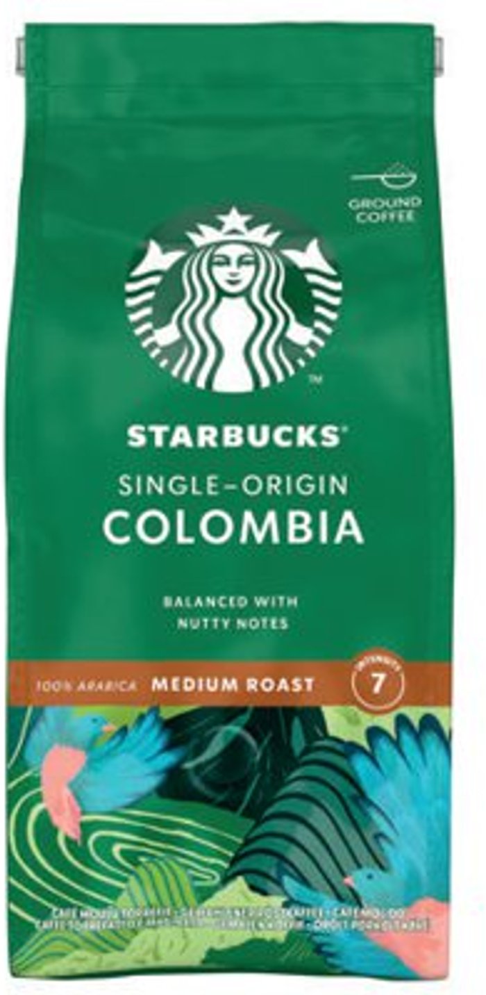 Office Monster | Starbucks Starbucks Medium Roast Single-Origin Colombia Ground Coffee 200g 12400229 Starbucks Starbucks Medium Roast Single-Origin Colombia Ground Coffee 200g 12400229