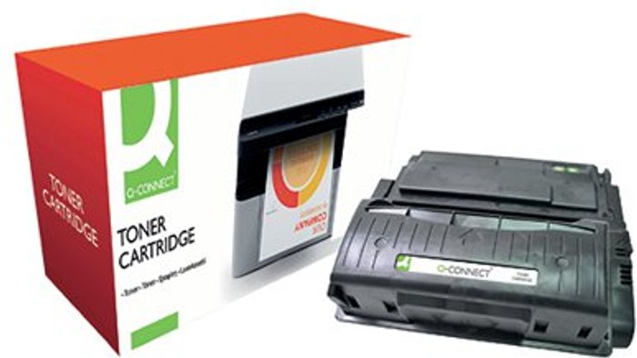 Office Monster | Q-Connect Q-Connect Compatible Solution HP 42X Black Laserjet Toner Cartridge High Capacity Q5942X Q-Connect Q-Connect Compatible Solution HP 42X Black Laserjet Toner Cartridge High Capacity Q5942X