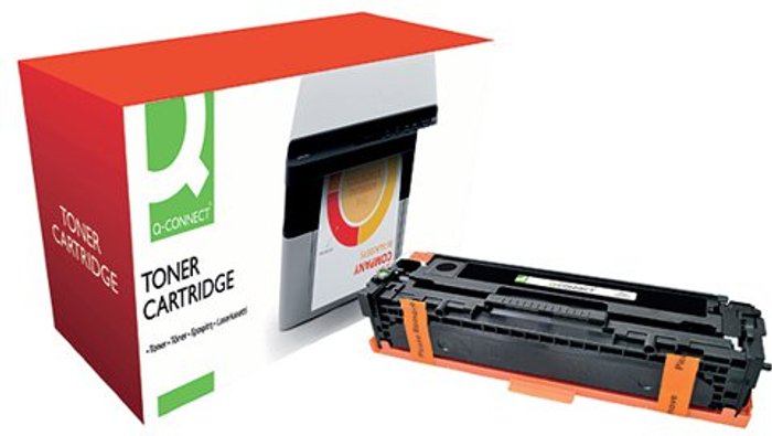 Office Monster | Q-Connect Q-Connect Compatible Solution HP 125A Black Laserjet Toner Cartridge CB540A Q-Connect Q-Connect Compatible Solution HP 125A Black Laserjet Toner Cartridge CB540A