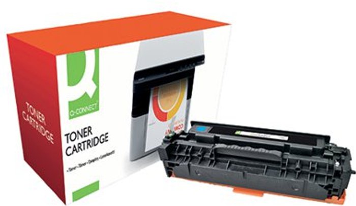 Office Monster | Q-Connect Q-Connect Compatible Solution HP 304A Cyan Laserjet Toner Cartridge CC531A Q-Connect Q-Connect Compatible Solution HP 304A Cyan Laserjet Toner Cartridge CC531A