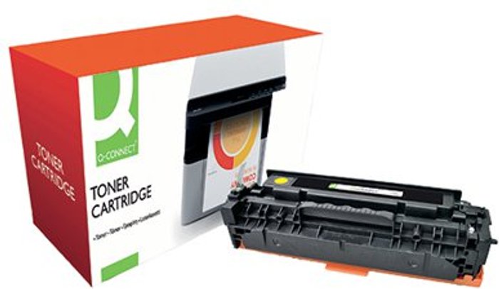 Office Monster | Q-Connect Q-Connect Compatible Solution HP 304A Laserjet Toner Cartridge Yellow CC532A-COMP Q-Connect Q-Connect Compatible Solution HP 304A Laserjet Toner Cartridge Yellow CC532A-COMP