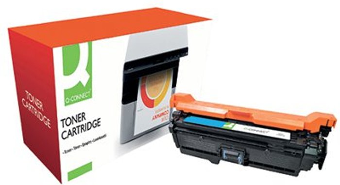 Office Monster | Q-Connect Q-Connect Compatible Solution HP 504A Cyan Laserjet Toner Cartridge CE251A Q-Connect Q-Connect Compatible Solution HP 504A Cyan Laserjet Toner Cartridge CE251A