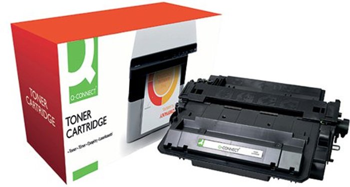 Office Monster | Q-Connect Q-Connect Compatible Solution HP 55X Black Laserjet Toner Cartridge High Capacity CE255X Q-Connect Q-Connect Compatible Solution HP 55X Black Laserjet Toner Cartridge High Capacity CE255X