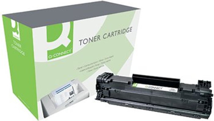 Office Monster | Q-Connect Q-Connect Compatible Solution HP 85A Black Laserjet Toner Cartridge CE285A Q-Connect Q-Connect Compatible Solution HP 85A Black Laserjet Toner Cartridge CE285A