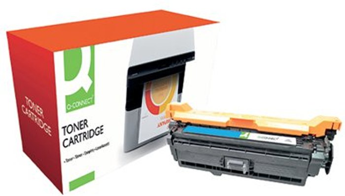 Office Monster | Q-Connect Q-Connect Compatible Solution HP 507A Cyan Laserjet Toner Cartridge CE401A Q-Connect Q-Connect Compatible Solution HP 507A Cyan Laserjet Toner Cartridge CE401A
