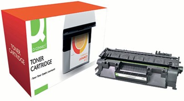 Office Monster | Q-Connect Q-Connect Compatible Solution HP 80A Black Laserjet Toner Cartridge CF280A Q-Connect Q-Connect Compatible Solution HP 80A Black Laserjet Toner Cartridge CF280A