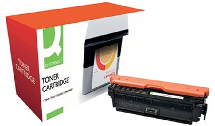 Office Monster | Q-Connect Q-Connect Compatible Solution HP 508A Yellow Toner Cartridge CF362A-COMP Q-Connect Q-Connect Compatible Solution HP 508A Yellow Toner Cartridge CF362A-COMP