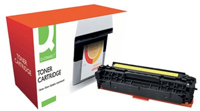 Office Monster | Q-Connect Q-Connect HP 312A Compatible Toner Cartridge Yellow CF382A-COMP Q-Connect Q-Connect HP 312A Compatible Toner Cartridge Yellow CF382A-COMP