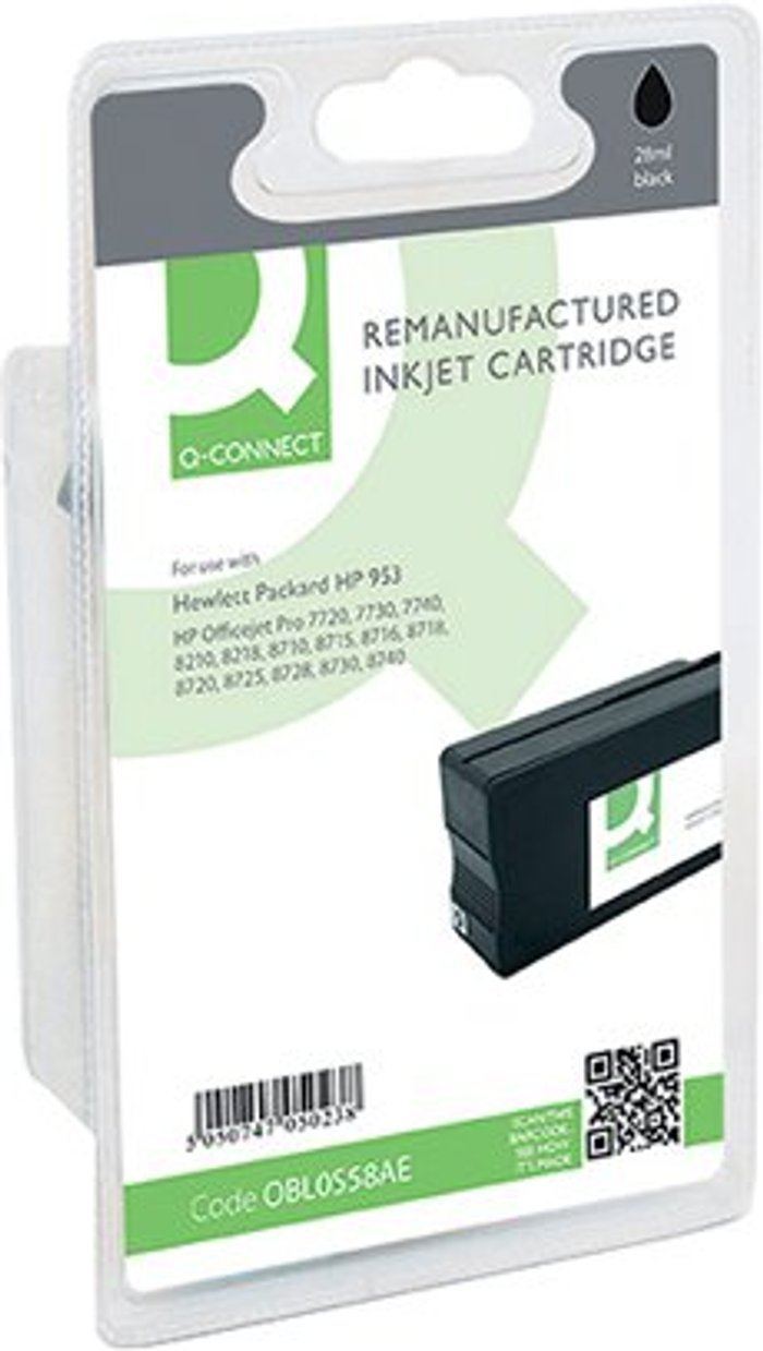 Office Monster | Q-Connect Q-Connect HP 953 Inkjet Cartridge Black L0S58AE-COMP Q-Connect Q-Connect HP 953 Inkjet Cartridge Black L0S58AE-COMP